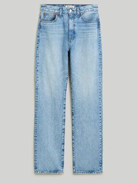 Madewell The '90s Straight Jean in Mercer wash (light medium indigo) Sz 27